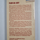 Rudolf Arnheim : Film as art - pikkukuva 2