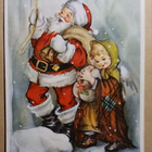 Joulupukki ja pikkuenkeli tuovat lahjoja, p. 1968 - pikkukuva 1