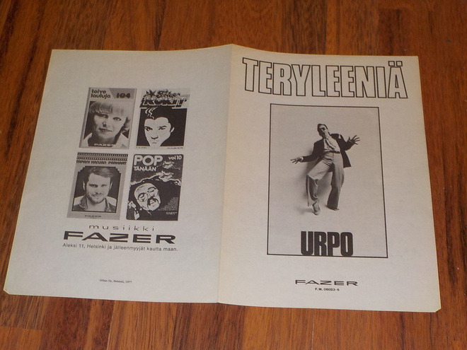 NUOTTIVIHKO - URPO - Teryleeniä 1977