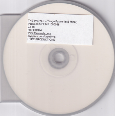 The Winyls - Tango Fatale (In B Minor) (CDr, Single, Promo)