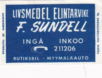 Ingå - Inkoo, F. Sundell  2 /16