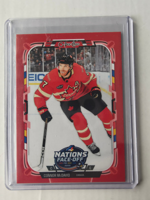 Connor McDavid 2025-26 OPC 4-Nations Canada Red