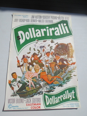 DOLLARIRALLI - vanha orig elokuvajuliste
