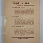 Yrjö Jylhä : Risti lumessa : runoja - pikkukuva 2