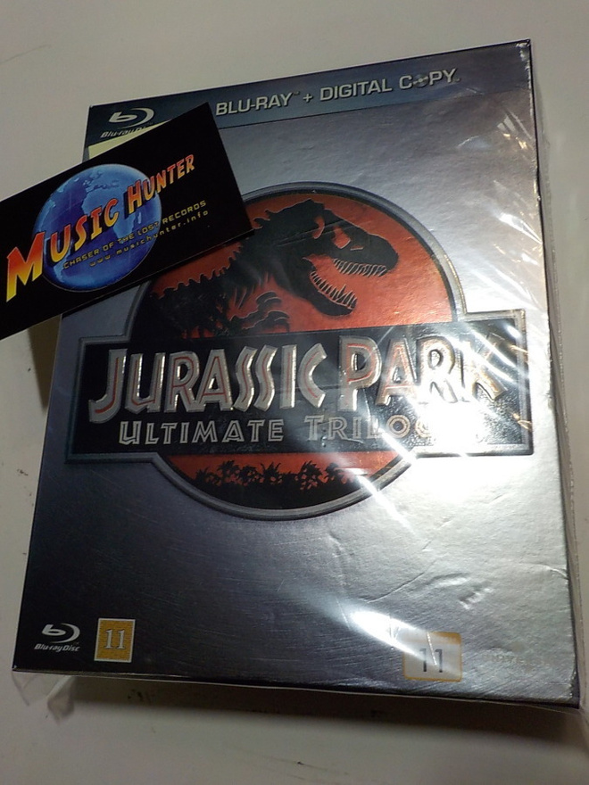 JURASSIC PARK - ULTIMATE TRILOGY 3x BLU-RAY BOKSI (w)