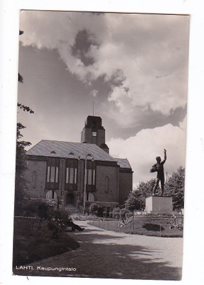 VANHA Postikortti Lahti 1937