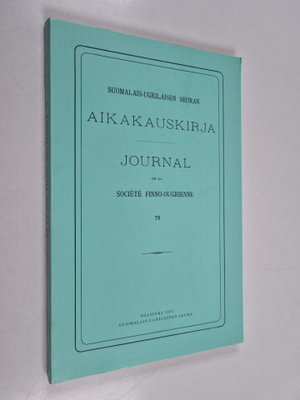 Suomalais-ugrilaisen seuran aikakauskirja - Journal de la...