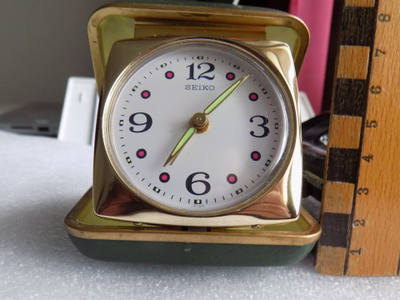 Seiko Japan travel alarm clock