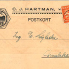 FIRMAKORTTI VAASA C J HARTMAN- - pikkukuva 1