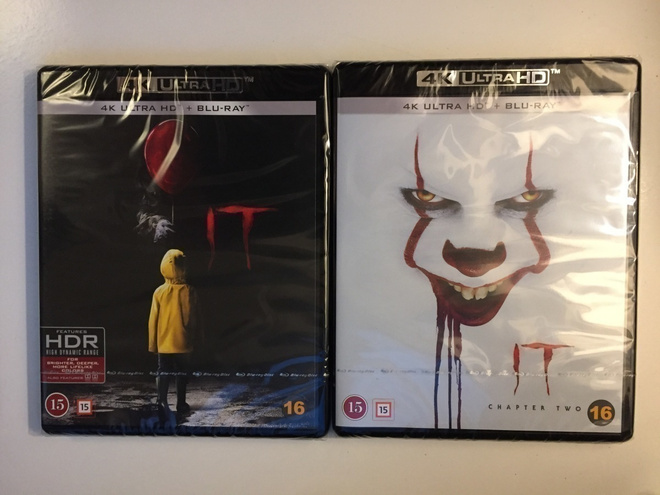 SE - IT Chapter 1 ja 2 (2017/2019 4K Ultra HD + Blu-ray UUSI