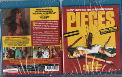 Pieces (25 261) UUSI -SV- BLU-RAY 1982 splatter,