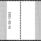 Ål 1993 Itsehall.laki 1,60 mk välilöpari numero ** LaPe 065 - pikkukuva 2