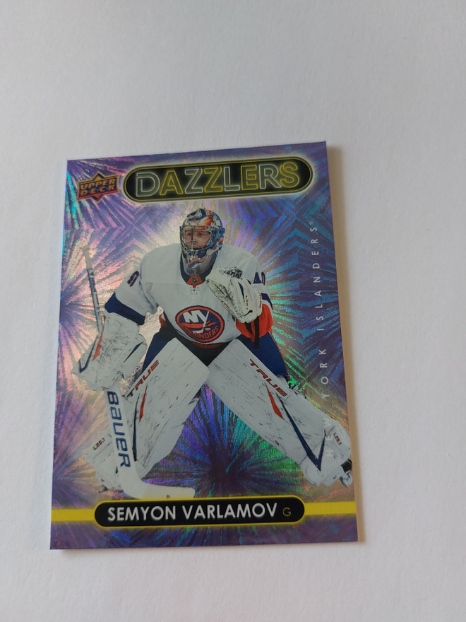 2021-22 Upper Deck Dazzlers Purple #DZ29 Semyon Varlamov