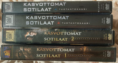 KASVOTTOMAT SOTILAAT 1 - 4 DVD