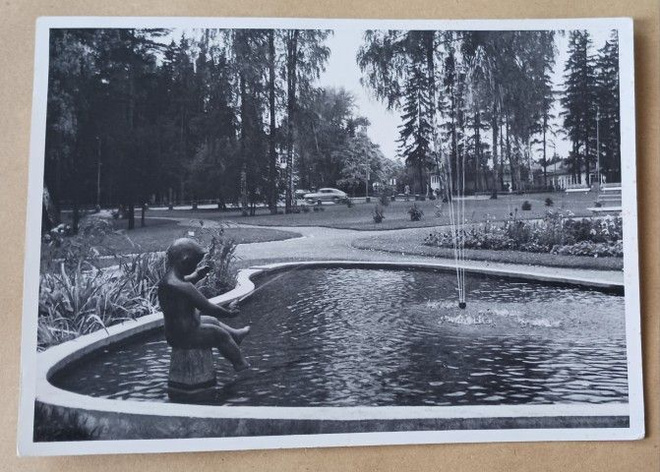 Imatra, "Poika ja sammakko", suihkulähde,vkpk (A.A.) p.1958