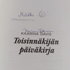 Kaarina Davis : Toisinnäkijän päiväkirja (signeerattu, te... - pikkukuva 3