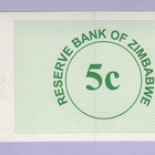 Zimbabwe 5 Cents v.2006 UNC P-34 - pikkukuva 2