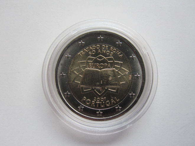 Portugali 2007 "Rooman sopimus" UNC pillerissä