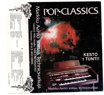 Markku Aartio soittaa Technics-urkuja c-kasetti