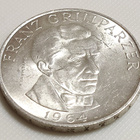 Itävalta 25 Schilling 1964, Franz Grillparzer, hopeakolikko - pikkukuva 4