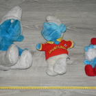Vanhoja pehmolelu smurffeja - pikkukuva 1