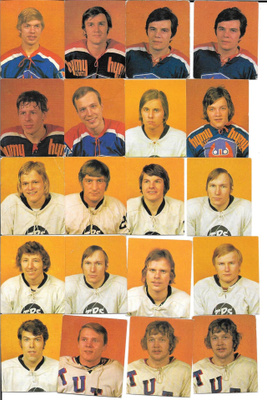 Erä Williams 1972-73 jääkiekkokortteja, yli 250 kpl