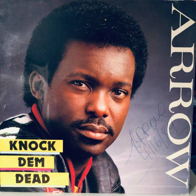 ARROW: Knock Dem Dead lp nimikirjoituksilla