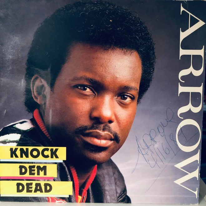 ARROW: Knock Dem Dead lp nimikirjoituksilla