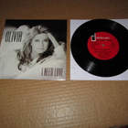 Olivia Newton John 7" I Need Love/Warm And Tender,PS v.1992 - pikkukuva 1