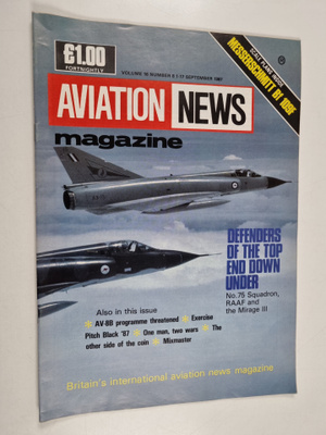 Aviation News Magazine vol 16 no. 8 1987