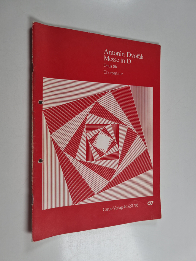 Antonin Dvorak : Messe in D : Opus 86, Chorpartitur