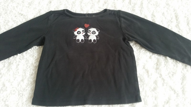 #### Gymboree Holiday panda paita koko 5 T  ####