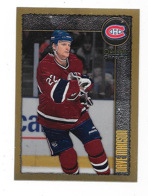 1998-99 OPC Chrome #165 Dave Manson , Montreal Canadiens