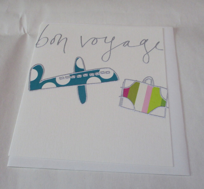 Bon voyage  kortti Caroline Gardner