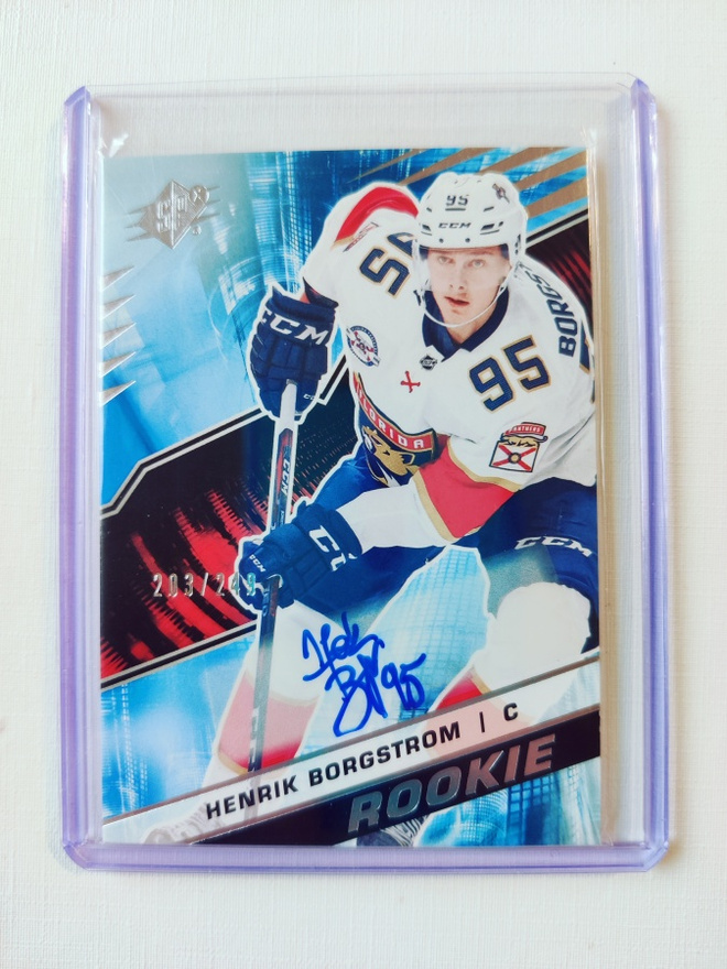 Henrik Borgström - 18-19 SPx Rookie AU /249