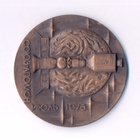 Apollo–Sojuz yhteislento 1975 mitali Neuvostoliitto USA 60mm - pikkukuva 2