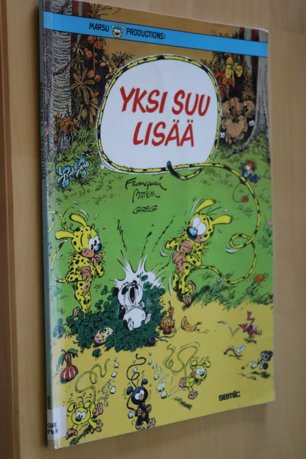 Franquin-Batem-Greg : Marsupilami 2 Yksi suu lisää (k.po)