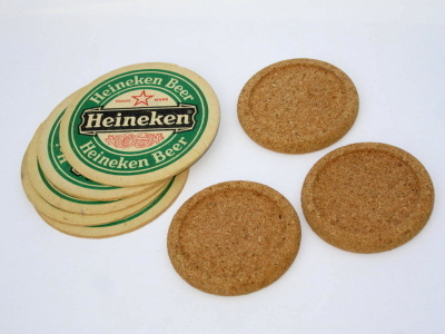 Lasinaluset - tuopinaluset 5 kpl HEINEKEN + 3 muuta