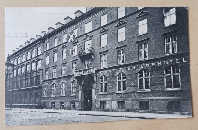 Kööpenhamina,  Nye Missionshotel, p. 1911 Suomeen