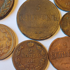 1795-1855 Venäläiset vanhat kolikot 8 kpl - pikkukuva 3