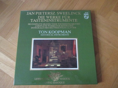 Sweelinck: Complete Keyboard Works. Ton Koopman Philips 6 LP