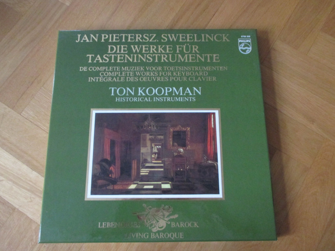 Sweelinck: Complete Keyboard Works. Ton Koopman Philips 6 LP