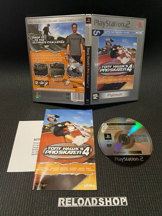 Tony Hawk's Pro Skater 4 Platinum PS2 - CIB
