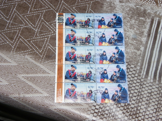 Eurooppa Partio 2007 5 paria Lape 1835 1836 Leimattu