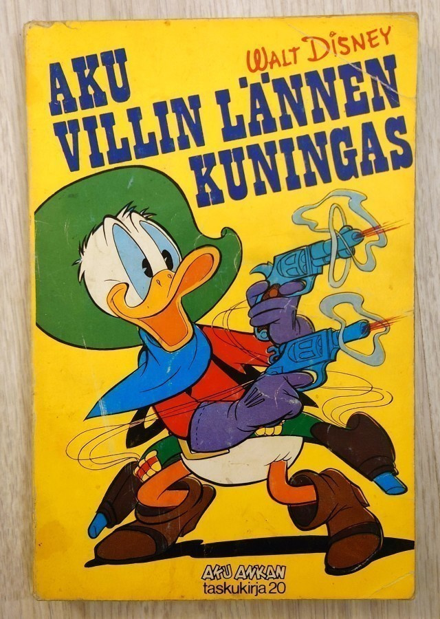 Aku Ankan Taskukirja 20 Aku Villin Lännen kuningas (1974)