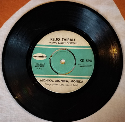 REIJO TAIPALE 7”:Monika,Monika,Monika/Sateen tango, KS 590