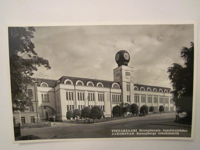VANHA Postikortti Pietarsaari 1950-l Alkup.Mallikappale
