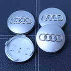 Audi vannekeskiöt – Kromi-Harmaa – 60mm (4kpl sa - pikkukuva 4