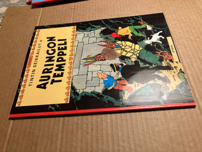 TINTIN SEIKKAILUT 4 AURINGON TEMPPELI HYVÄ