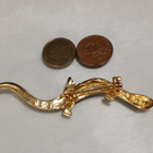 1980-luvun Attwood & Sawyer musta emali Gold plated kullattu - pikkukuva 4